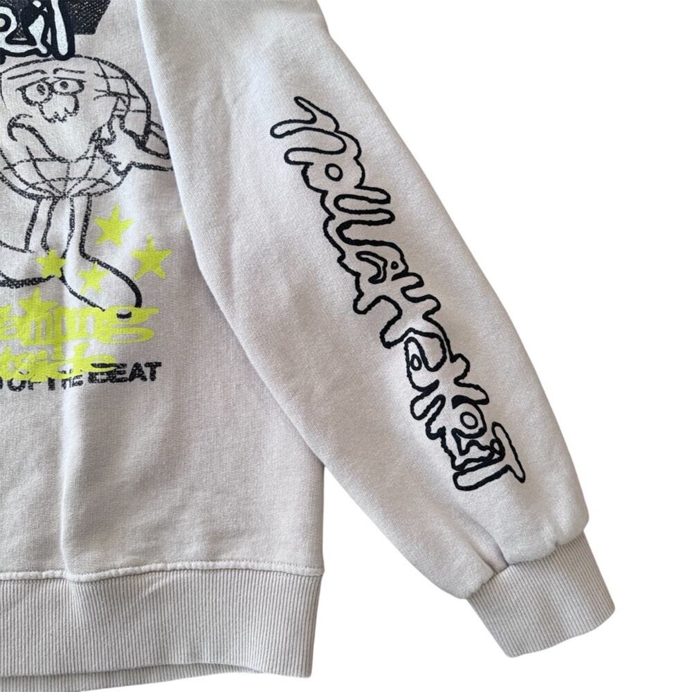 Zara Kids Graphic Sweatshirt Print “Dance to the Beat of the Sound” Size 13/14 - Picture 4 of 7